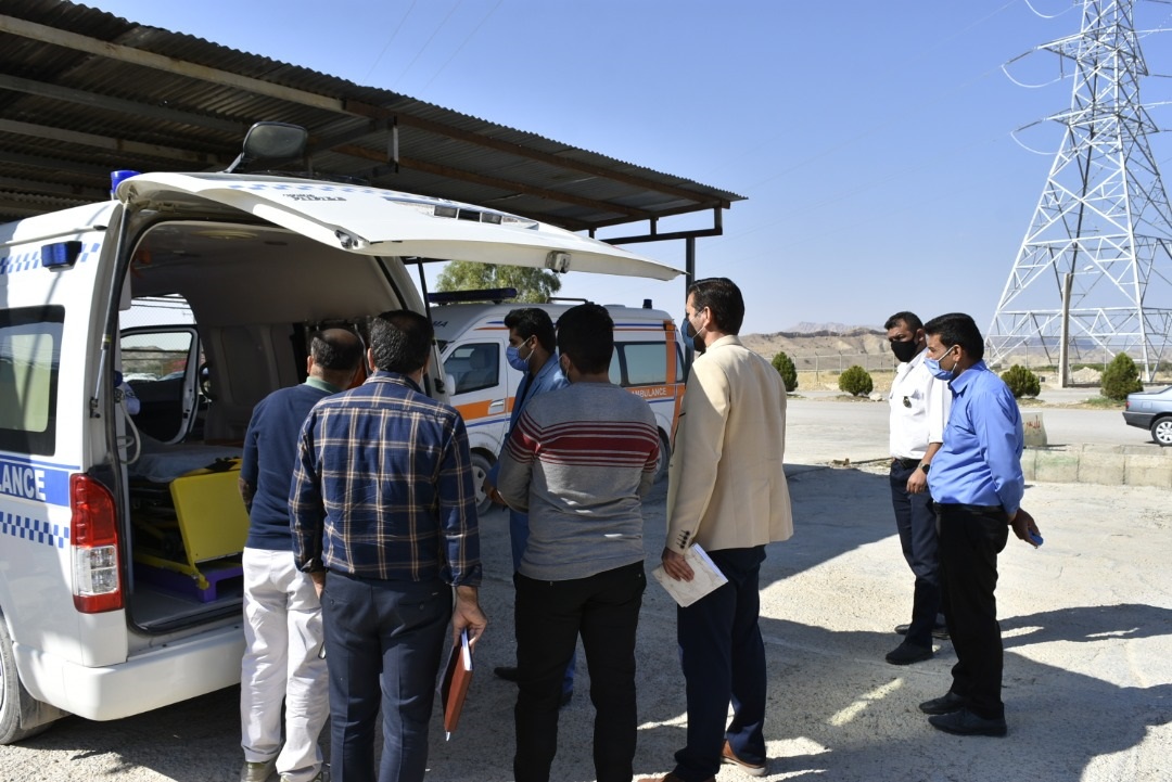 بازدید مسئولین شبکه بهداشت از سایت