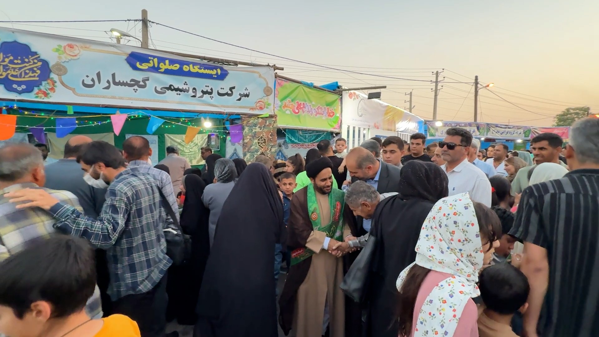 فیلم؛ جشن کیلومتری غدیر گچساران